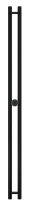 Polotentsesushitel_stoyka_elektro_DUO_krug_1600_RAL_9005_matovyy_chornyy