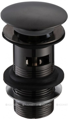 Донный клапан Round чёрный мат  AR01002.31