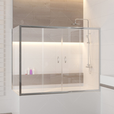 SC-91 1500х70х1500 Профиль Хром Стекло прозрачная 01119157-11